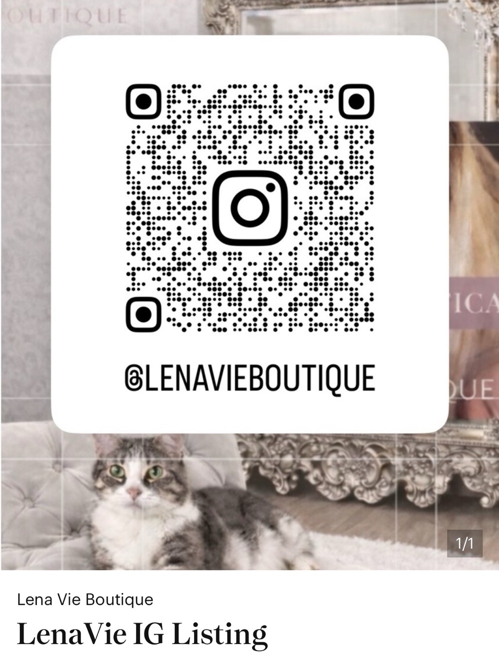 Lena vie Boutique QR code
